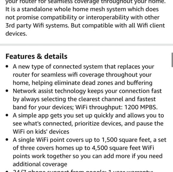 Google home wifi mesh router - Picture 5 of 6